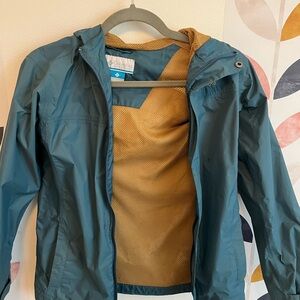Columbia Blue Jacket with Tan Lining